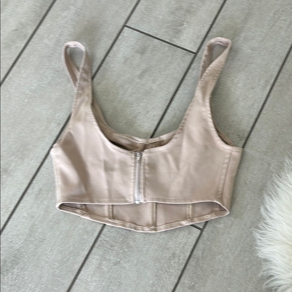 Fashion Nova Nude Corset Top Size XS - Picture 4 of 4